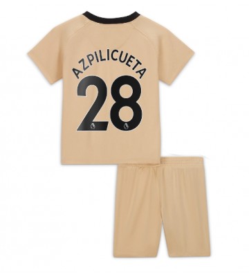 Chelsea Cesar Azpilicueta #28 Tredjedraktsett Barn 2022-23 Kortermet (+ Korte bukser)